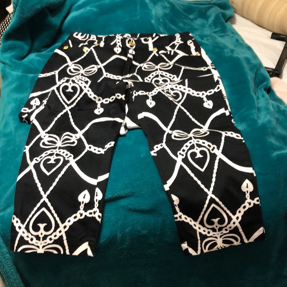 Five pocket pants by Bella Colori size 6 gold rivets